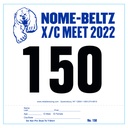 Custom Running Numbers with Perf Tab - 8"W x 7.5"H
