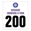 Custom Souvenir Single Panel Tyvek Bibs - 8"W x 9"H
