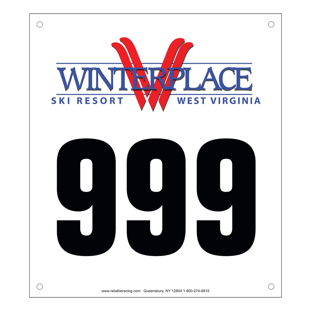 Custom Souvenir Single Panel Tyvek Bibs - 8"W x 9"H