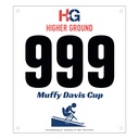 Custom Souvenir Single Panel Tyvek Bibs - 8"W x 9"H