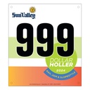 Custom Souvenir Single Panel Tyvek Bibs - 8"W x 9"H