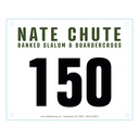 Custom Standard Running Numbers - 8"W x 6.5"H