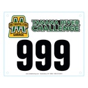 Custom Standard Running Numbers - 8"W x 6.5"H