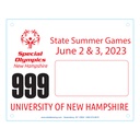 Custom Standard Running Numbers - 8"W x 6.5"H