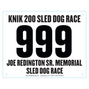 Custom Standard Running Numbers - 8"W x 6.5"H