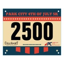Custom Standard Running Numbers - 8"W x 6.5"H