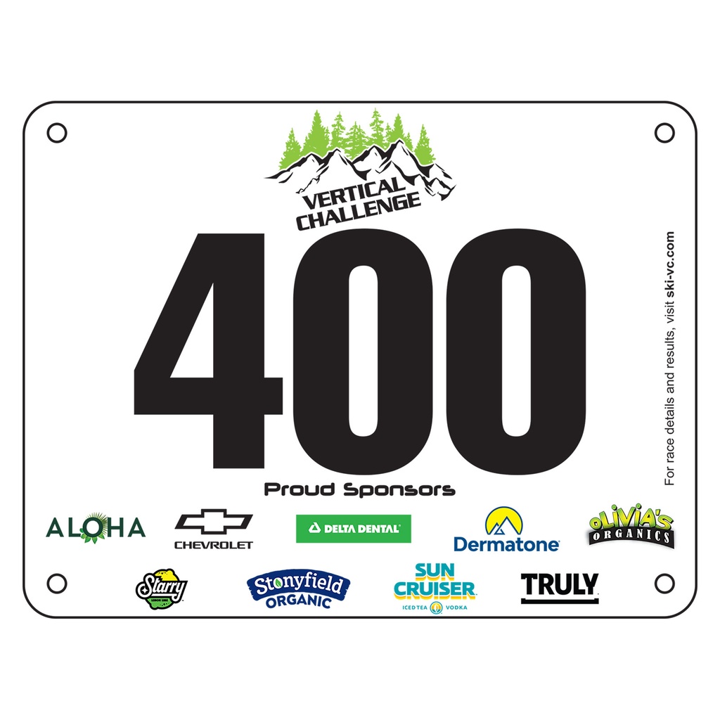 Custom Standard Running Numbers - 8"W x 6.5"H