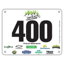 Custom Standard Running Numbers - 8"W x 6.5"H