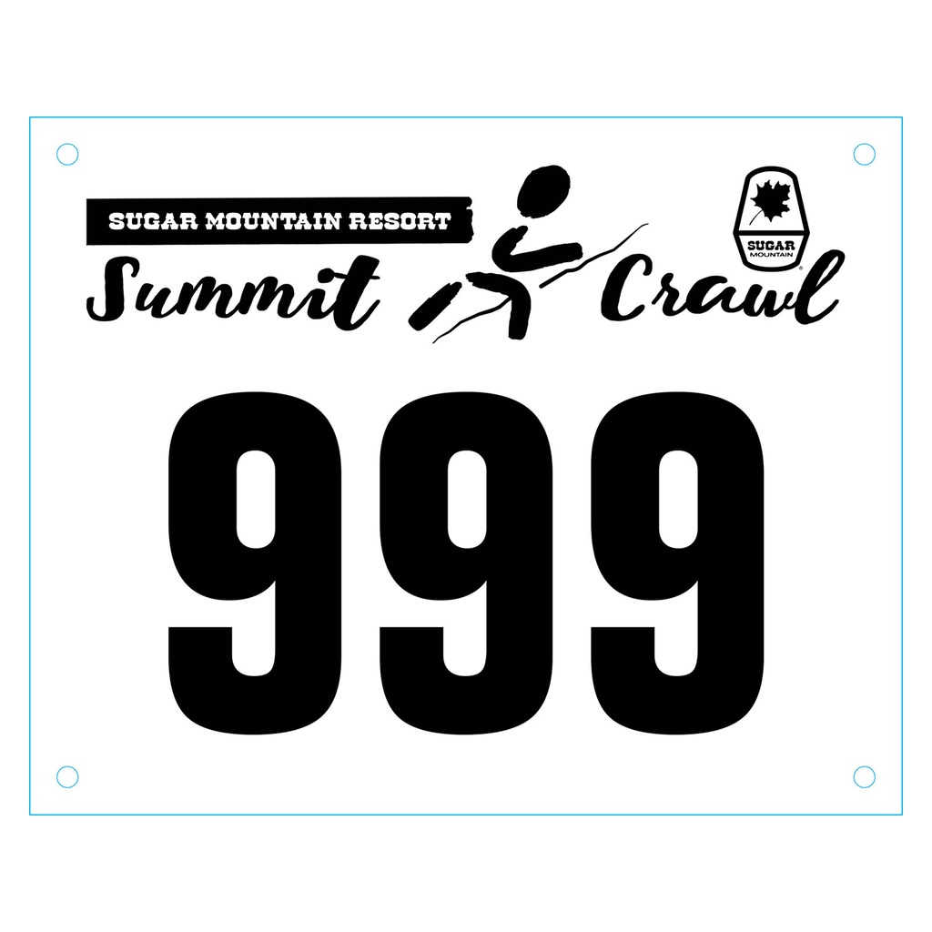 Custom Standard Running Numbers - 8"W x 6.5"H