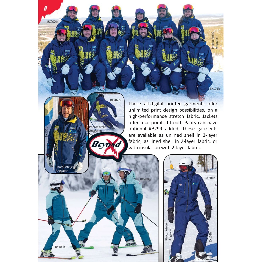 Beyond-X Custom Insulated Jackets
