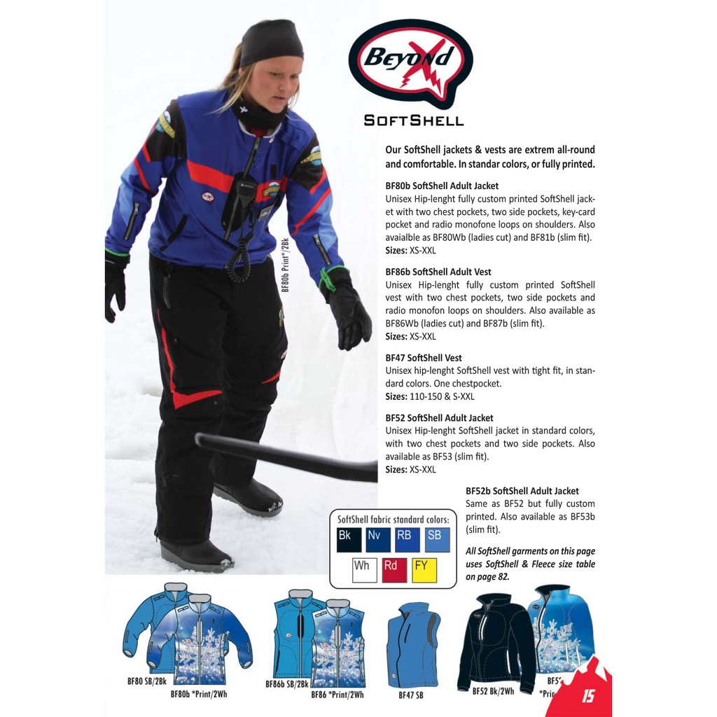 Beyond-X Custom Shell Jackets