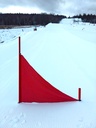 Custom Break-A-Way® 44X52 GS Tri-Panel Snowboard Gate Panel