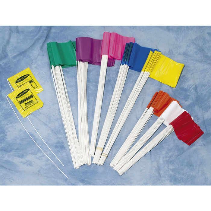 Custom 4" x 5" Marking Flags