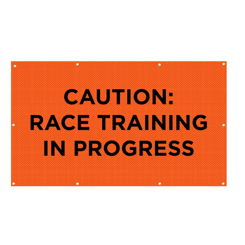 Custom Giant Mesh Trail Signs