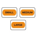 12" X 18" Aluminum Terrain Feature Signs