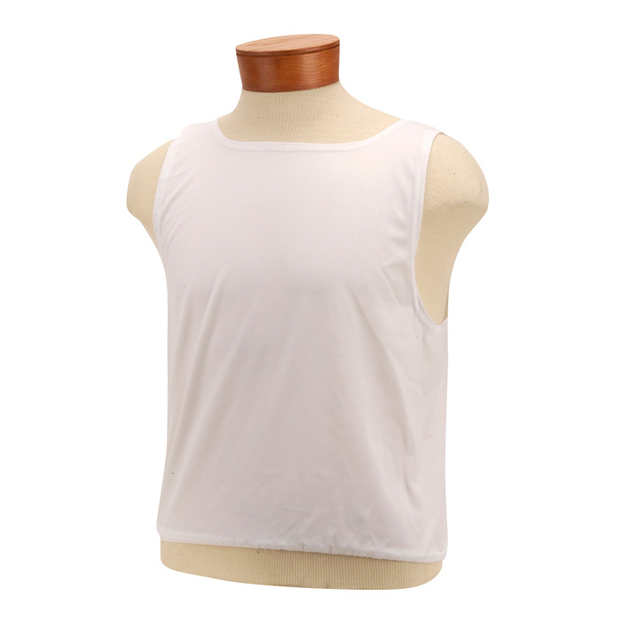 Large Blank White Stretch Bibs