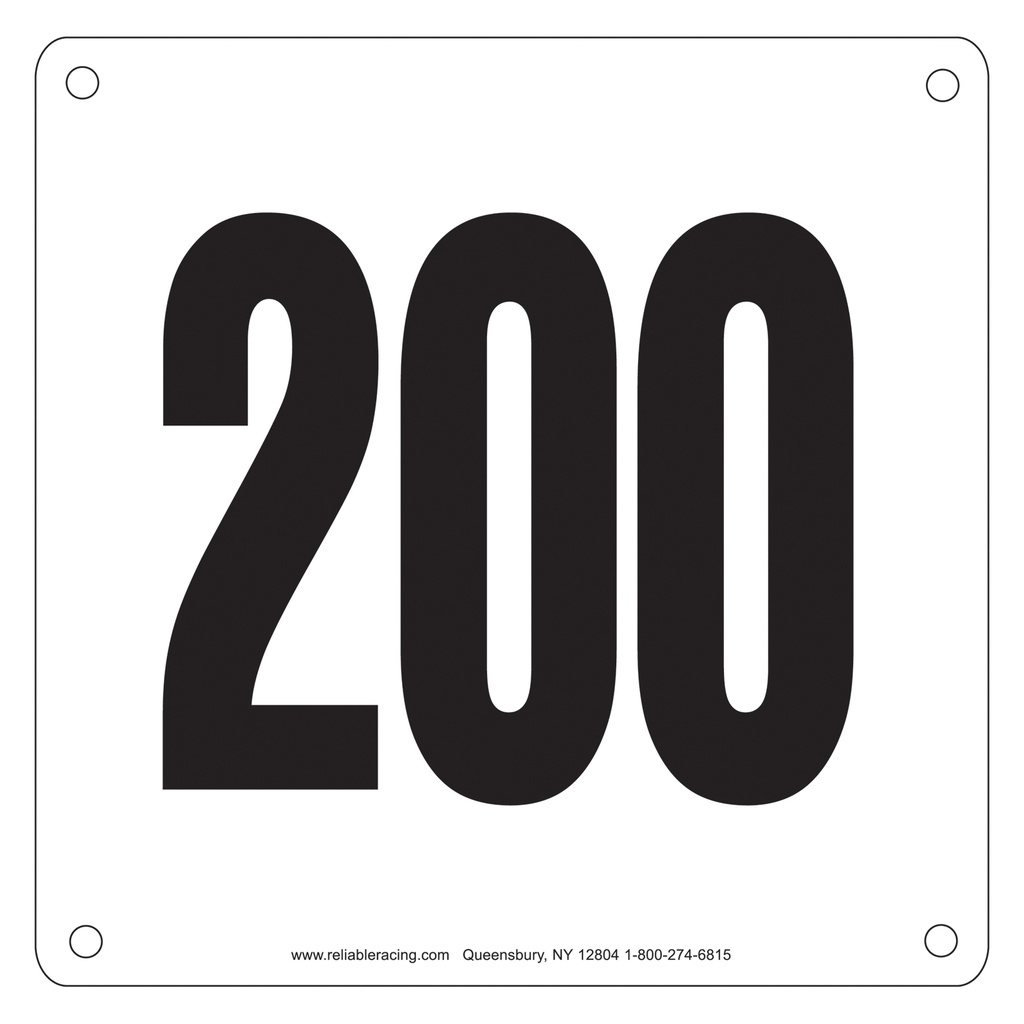 Stock Olympic Numbers - 9"W x 8"H