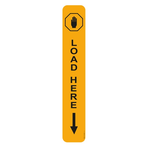 [45708] 4" X 24" Aluminum Load Signs