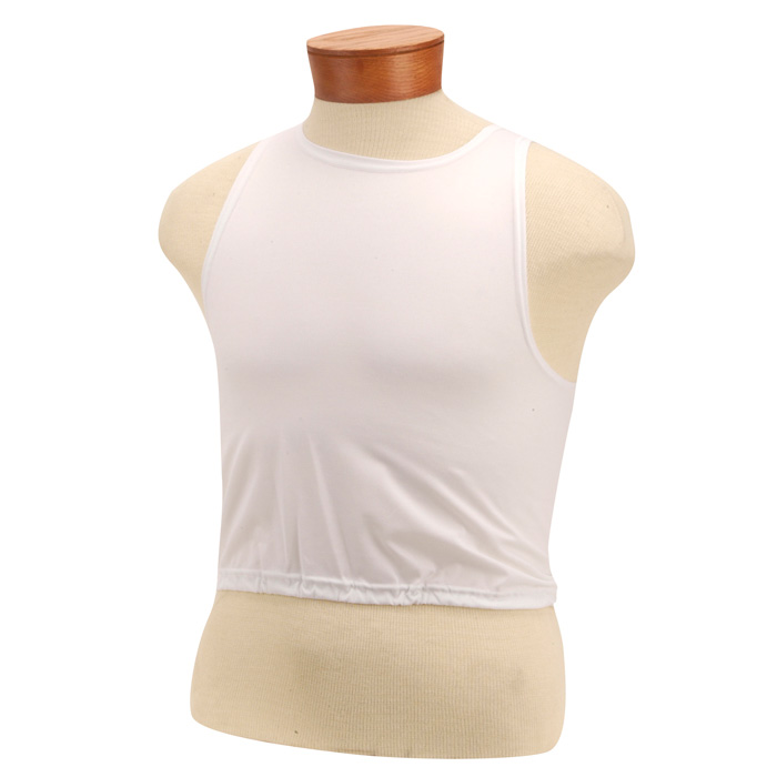 Regular Blank White Stretch Bibs