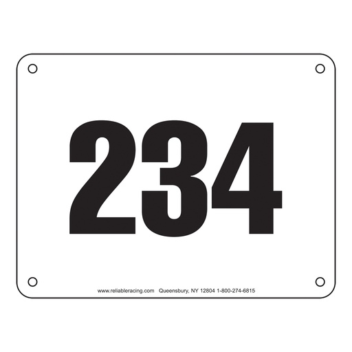 [51783] Stock Standard Running Numbers - 8" W x 6" H