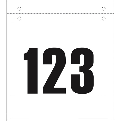 [51784] Stock Mountain Bike Numbers - 7.5"W x 6"H