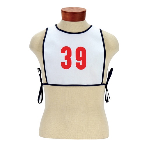 [51907] Stock Cloth Numbered Bibs (Each)